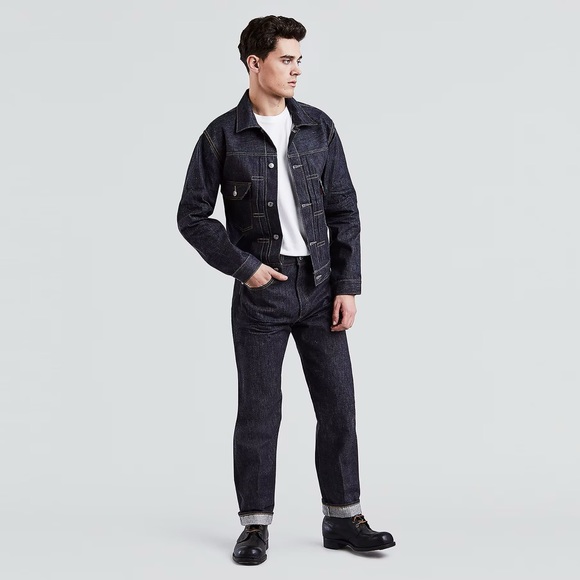 Levis Vintage Clothing 1955 501XX Rigid Denim. Brand new. Never worn.32W x 30L - Picture 6 of 9